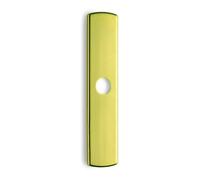 COLOMBO DESIGN Placca rettangolare cremonese/martellina col. CROMO MAT SATINATO