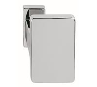 COLOMBO DESIGN Pomolo PUSH quadro fisso con rosetta col. CROMO MAT SATINATO dim.