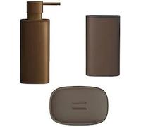 Colombo Design Set Accessori Bronze Trenta Mood Porta Sapone + Bicchiere + Dispenser Codice Prod: B30400c02+b30410c02+b93410c02