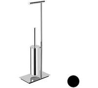 Colombo Design Square Piantana 67cm Portarotolo/scopino Nero Opaco Codice Prod: B99070nm