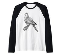 Colombo Inca Linework Ornitologo Maglia con Maniche Raglan