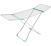 Colombo | Infinity Stendibiancheria Pavimento con Ali, 20m di Stenditura | Stendino con 4 Ali Estensibili e Ruote, in Acciaio Inox e Alluminio | Capacità 9kg | Made in Italy