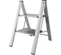 COLOMBO Scala Domestica 2 gradini Altezza 50 cm Silver G300A02W Leonardo 2