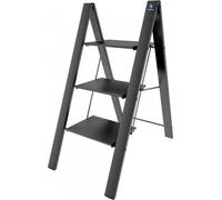 COLOMBO Scala Domestica 3 gradini Altezza 75 cm Nero G300A03W Leonardo 3