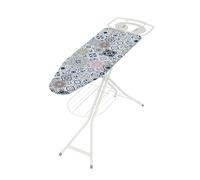 COLOMBO Stella | Asse da Stiro Pieghevole e Regolabile 6 posizioni | Piano 120x40cm | Copriasse in Cotone Biologico | Portacaldaia Resistente 10 kg Portabiancheria Rinforzato | Stabile | Made in Italy