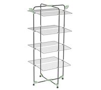 STENDIBIANCHERIA A TORRE ALPINA 4 RIPIANI CON PORTAGRUCCE