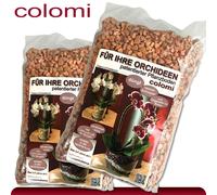 Colomi 2 x 1 L Patentiertes Pflanzensubstrat per Orchidee 4-8 MM Albicocca