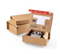 COLOMPAC - CP067.02 - Scatola CP 067 - per spedizioni - C5 - 23 x 16,6 x 9 cm - cartone - avana - ColomPac - 56464 - Conf. da 10 Pz. - CP067.02