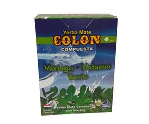 COLON - Tè Yerba Mate dal Paraguay. (Burrito, 17.64 oz.) Composto - Moringa- Kuatava - Burrito - 500 Grammi