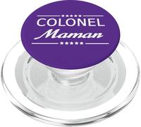 Colonel Maman Femme Militaire Humour Mère Obéir Discipline PopSockets PopGrip per MagSafe