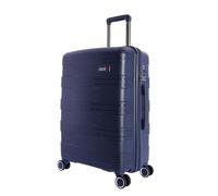 Colonel Tapioca - Valigia media 4 ruote a 360° - Valigie da viaggio 64 cm - Valigie medie in polipropilene - Valigie da viaggio resistenti con lucchetto a combinazione, Marino, 64x45x25 cm, Valigie da
