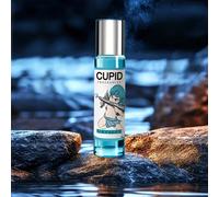 Colonia con feromoni di Cupido per uomo - Fragranza legnosa, profumo a lunga durata di 12 ore, confezione regalo raffinata | Design della bottiglia blu romantica | Aumenta la fiducia e libera il fasci