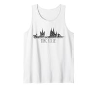 Colonia Skyline Ming Kölle Il Mio Amante della cattedrale di Canotta