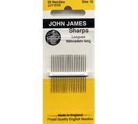 Colonial Needle JJ110-10 20 Aghi John James Sharps, Misura 10