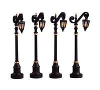 Colonial Street Lamp set of 4 Lemax Cod 54313
