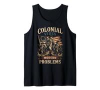 Colonial Vibes Modern Problems Grafica Vintage Canotta