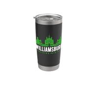 Coloniale Williamsburg Virginia Design Bicchiere termico in acciaio inox doppia parete