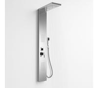 Colonna Doccia 002 4 Funzioni Acciaio Inox Getto A Cascata 2 Bocchette Idro Lombari L20xP44xH170 - CONFEZIONE: 1 pz., Finitura-: Cromo Lucido