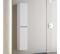 Colonna bagno sospesa h.160 cm bianco opaco due ante apertura destra | Cube