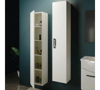 Colonna Bagno Sospesa in MDF 1 L=30 cm H=120 cm P=19 cm Larice Olmo Mobo