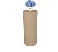 Colonna Cilindrica Sweet Table altezza 70 cm diametro 35 cm colore cappuccino Made in Italy