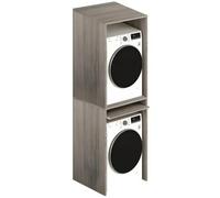 Colonna Copri Lavatrice Asciugatrice Salvaspazio 71x65x210 cm Legno Olmo