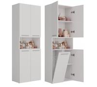 MUEBLE DI BAÑO NEL BLANCO 1 CESTA PUERTA CORTA KP
