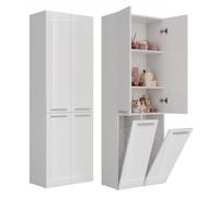 MUEBLE DI BAÑO NEL BLANCO MEDIA CESTAS 2 PUERTAS D KPL