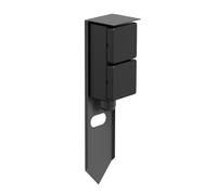 Colonna da giardino PIWI con picchetto a terra per esterni IP44 a 2 vie in