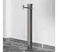 Colonna d'acqua antigelo in acciaio inox con rubinetto - Rubinetto da giardino per esterni a pavimento, ideale per irrigazione, agricoltura, cura del prato, lavaggio del cortile e collegamen