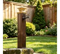 Colonna d'acqua antigelo per esterni con rubinetto, struttura in alluminio resistente per uso freddo, ideale per esigenze di irrigazione di giardini e paesaggi