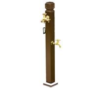 Colonna d'acqua autoportante all'aperto in acciaio inossidabile 304 Rubinetto antigelo Supporto per tubo in ottone resistente Fontana d'acqua in metallo per la decorazione del giardino