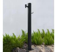 Colonna d'acqua autoportante da giardino in acciaio inox con rubinetto esagonale e base rotonda perfetta per paesaggistica e decorazione