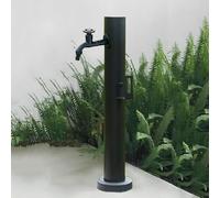 Colonna d'acqua cilindrica verticale in acciaio inossidabile for giardino, rubinetto for tubo flessibile antigelo for esterni, colonna erogatrice(Height: 95cm/37.4in)