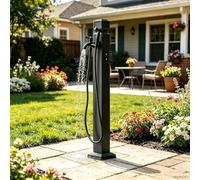 Colonna d'Acqua da Esterno con Rubinetto, Colonna d'Acqua Verticale in Acciaio Inossidabile, Idrante da Giardino Resistente al Gelo per il Lavaggio dell'Irrigazione del Prato(D,Height: 60cm/23.6in)