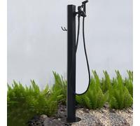 Colonna d'acqua da esterno con rubinetto indipendente e base pesante per una facile installazione in giardino, patio, cortile