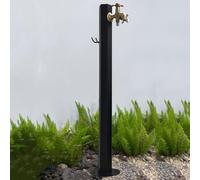 Colonna d'acqua da esterno con rubinetto indipendente e base pesante per una facile installazione in giardino, patio, cortile