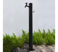 Colonna d'acqua da esterno con rubinetto indipendente e base pesante per una facile installazione in giardino, patio, cortile