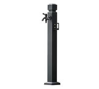 Colonna d'acqua da giardino autoportante con doppi rubinetti rubinetto esterno antigelo per irrigazione e cortile uso durevole piccolo rubinetto dell'acqua per giardini.