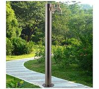 Colonna d'acqua da giardino con rubinetto in ottone, erogatore d'acqua per esterni e tubo antigelo per tubi dell'acqua incrinati, ingresso acqua inferiore, stile 1