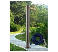 Colonna d'acqua da giardino con rubinetto in rame e macchina spray lunga, idrante resistente per montaggio a pavimento per l'irrigazione di fattorie e giardini all'aperto