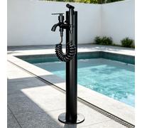Colonna d'acqua da giardino esterna, rubinetto dell'acqua con idrante in acciaio inossidabile 304, supporto per rubinetto a colonna d'acqua indipendente per villa cortile parco