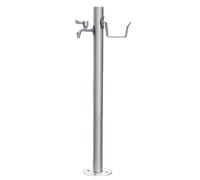 Colonna d'acqua da giardino in acciaio inox 304, resistente al gelo, per irrigazione e pulizia esterni (86 x 5 cm) - durevole e resistente alle intemperie, ideale per giardini e terrazze