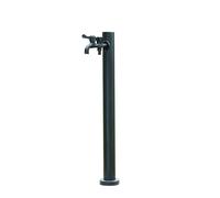 Colonna d'acqua da giardino in acciaio inox con rubinetto, erogatore d'acqua da esterno da 60 cm, per irrigazione e lavaggio efficienti