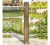 Colonna d'acqua da giardino indipendente con rubinetto in rame, fontana decorativa per irrigazione e lavaggio