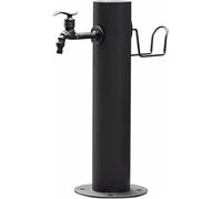 Colonna d'acqua da giardino indipendente con supporto for tubo flessibile rubinetto esterno in rame fontana a pavimento con uscita singola(Single Outlet Faucet,86cm)