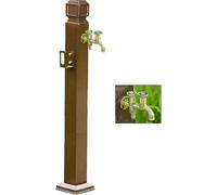 Colonna d'acqua da giardino indipendente rubinetto verticale for piante in acciaio inossidabile for cortile giardino cortile patio(Yellow,95cm)
