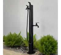 Colonna d'acqua del giardino dell'acciaio inossidabile, idrante decorativo della fontana della caratteristica dell'acqua per il cortile e il prato inglese
