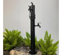 Colonna d'acqua del giardino dell'acciaio inossidabile, idrante decorativo della fontana della caratteristica dell'acqua per il cortile e il prato inglese