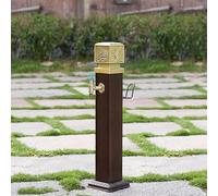 Colonna d'acqua esterna con rubinetto e pistola a spruzzo, idrante da giardino antigelo con isolamento termico, ingresso laterale o inferiore